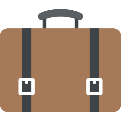 Suitcase Flat Color Flat icon