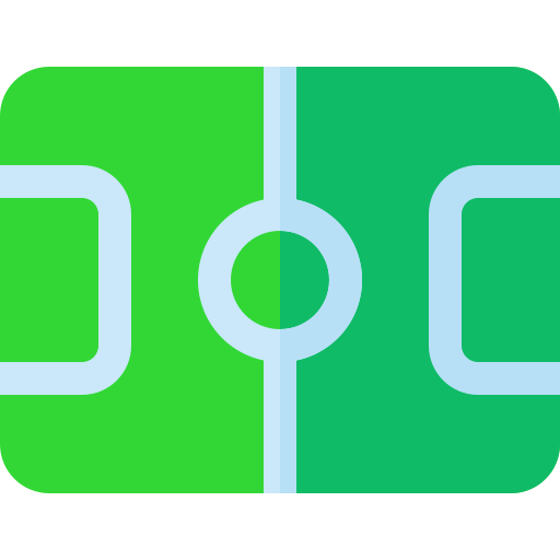 Football field Basic Rounded Flat icon