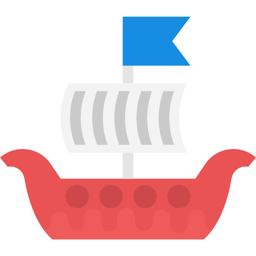 Boat Flat Color Flat icon