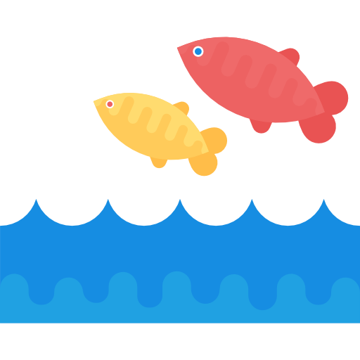 mar Flat Color Flat icono