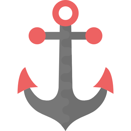Anchor Flat Color Flat icon