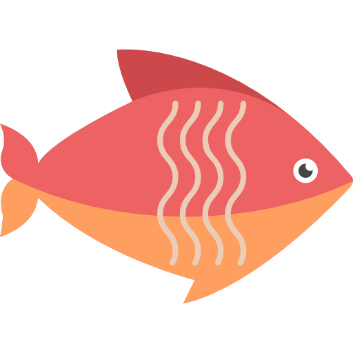 Fish Flat Color Flat icon