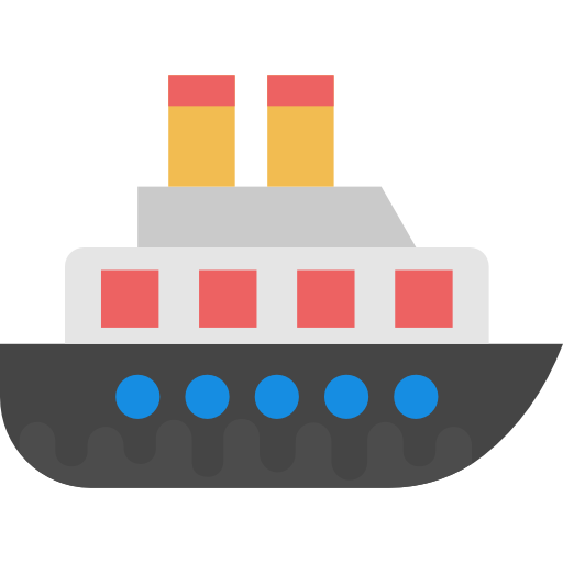 Boat Flat Color Flat icon