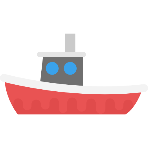 Boat Flat Color Flat icon