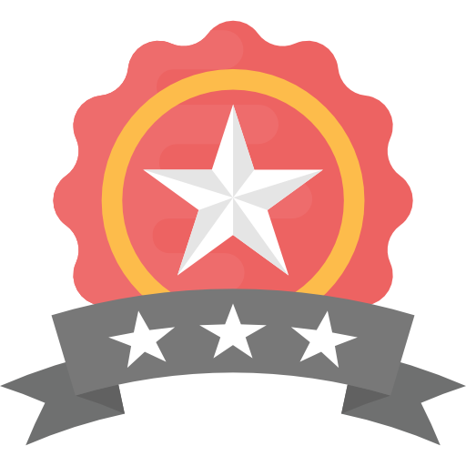 medalla Flat Color Flat icono