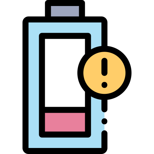 batterie Detailed Rounded Lineal color icon