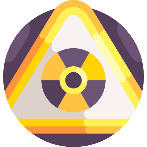 radioaktiv Detailed Flat Circular Flat icon