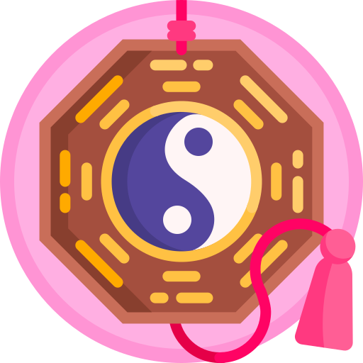ying yang Detailed Flat Circular Flat icono