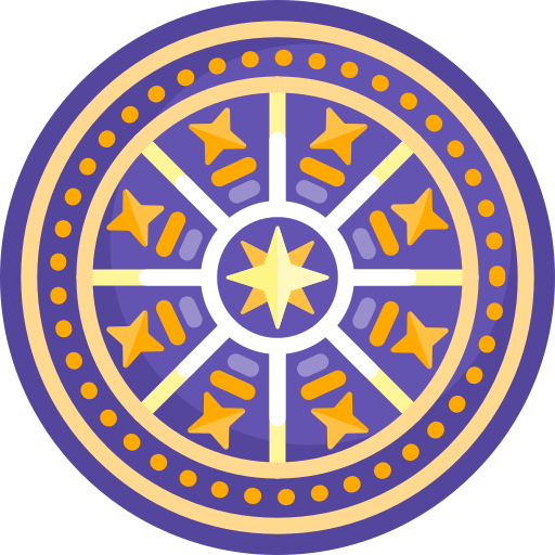 astrologie Detailed Flat Circular Flat icoon