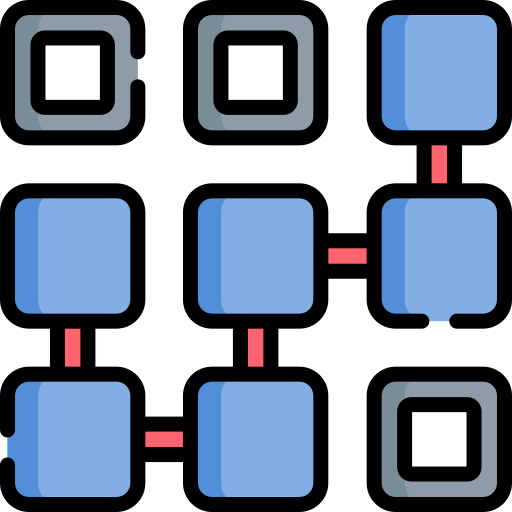 Clustering Special Lineal color icon