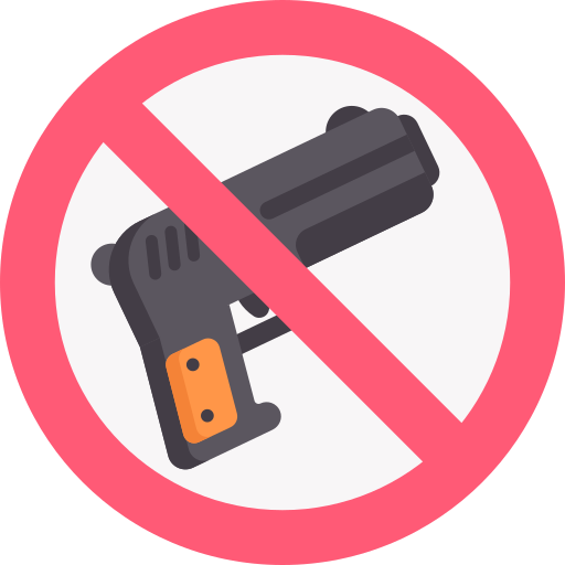 No gun Detailed Flat Circular Flat icon