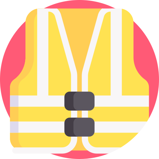 Спасательный жилет Detailed Flat Circular Flat иконка