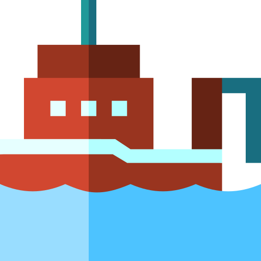 fischerboot Basic Straight Flat icon