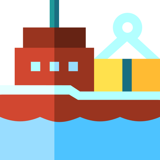 貨物船 Basic Straight Flat icon