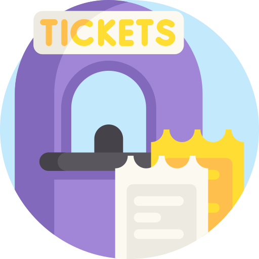 Ticket Detailed Flat Circular Flat icon