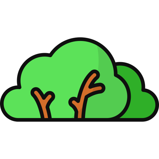 茂み Generic Outline Color icon