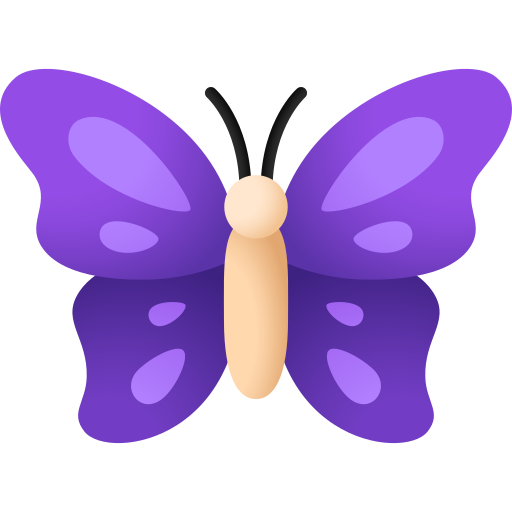 papillon Andinur Flat Gradient Icône
