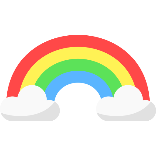 Rainbow Generic Flat icon