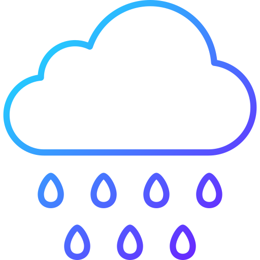 día lluvioso Generic Gradient icono