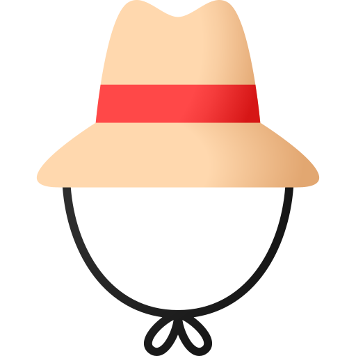 chapéu de fazendeiro Andinur Flat Gradient Ícone