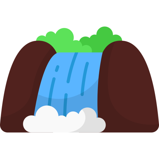 wodospad Generic Flat ikona