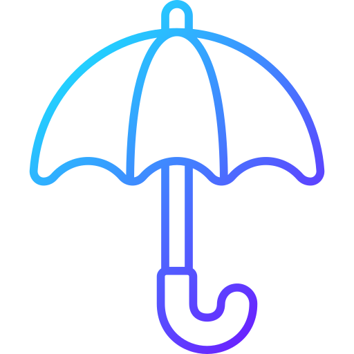 paraplu Generic Gradient icoon