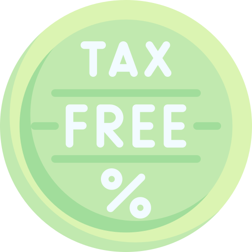 libre de impuestos Special Flat icono