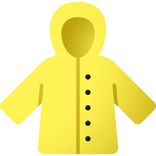Raincoat Andinur Flat Gradient icon