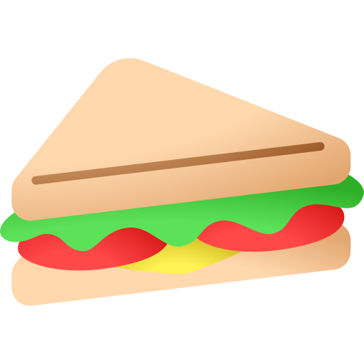 kanapka Andinur Flat Gradient ikona