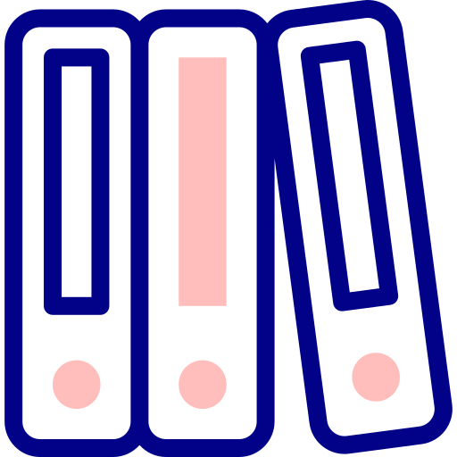 폴더 Detailed Mixed Lineal color icon
