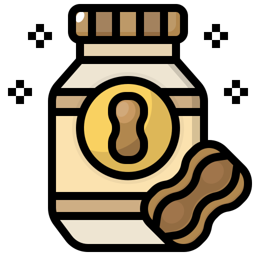 Peanut butter Generic Outline Color icon