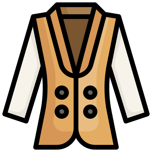 chaqueta de sport Generic Outline Color icono