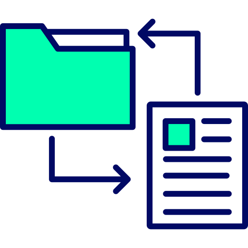 Data transformation Generic Fill & Lineal icon