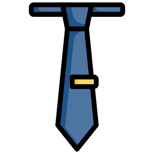 cravatta Generic Outline Color icona