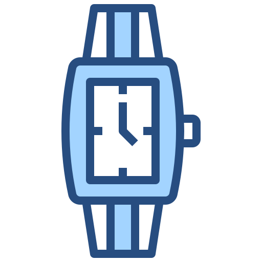 relógio de pulso Generic Blue Ícone
