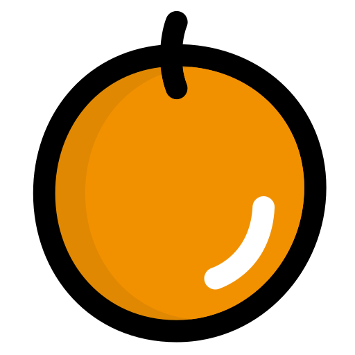 oranje Generic Outline Color icoon