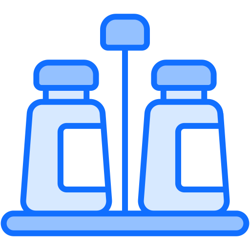 Salt and pepper Generic Blue icon
