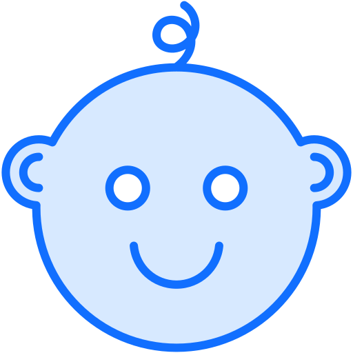 어린이 Generic Blue icon