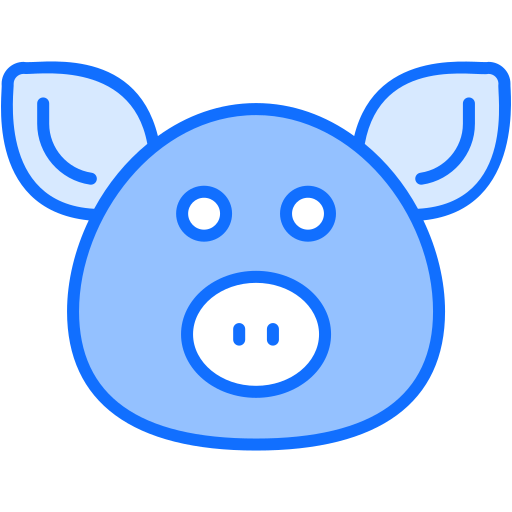 cerdo Generic Blue icono