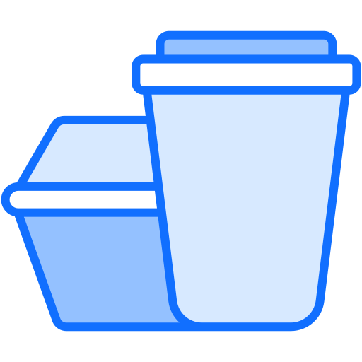 conteneur alimentaire Generic Blue Icône