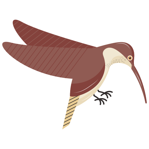colibrí Generic Flat icono