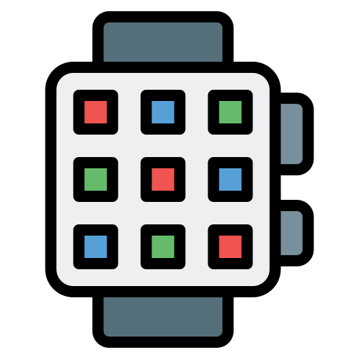aplicación de reloj inteligente Generic Outline Color icono