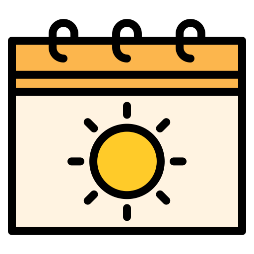 여름 Generic Outline Color icon