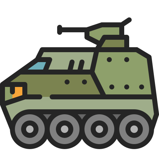 Armoured van Generic Outline Color icon