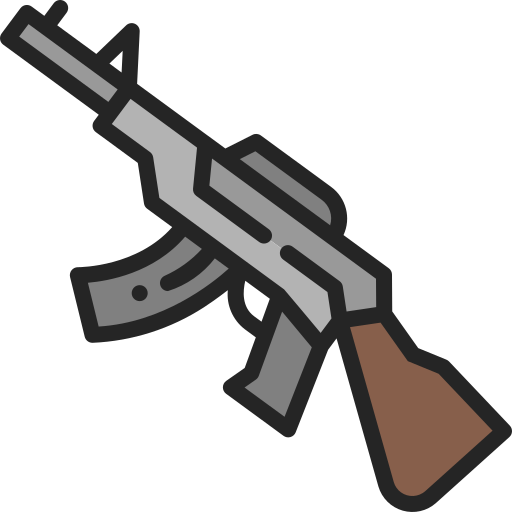 fucile d'assalto Generic Outline Color icona