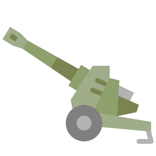 artillerie Generic Flat icoon