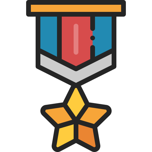 badge Generic Outline Color Icône