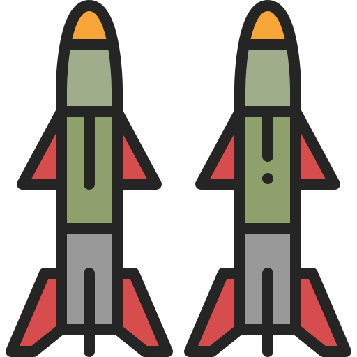 missile Generic Outline Color icona