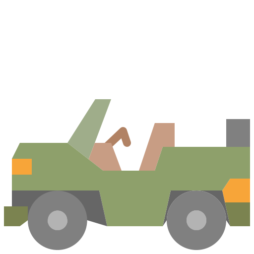 Military jeep Generic Flat icon