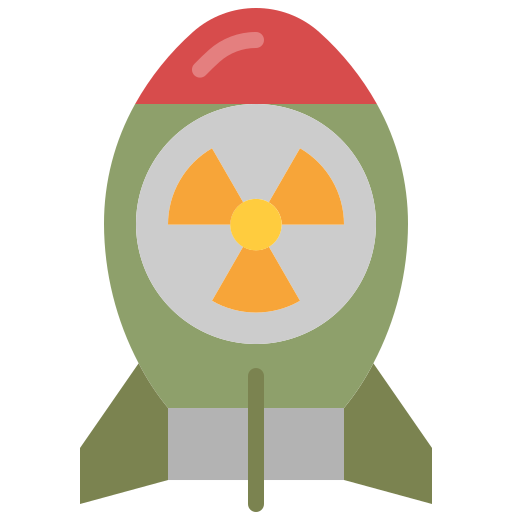 bomba nuclear Generic Flat icono